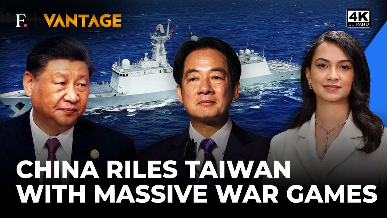 China Naval Drill with Indonesia East of Taiwan Sparks Taipei Protest | Vantage on Firstpost | 4K