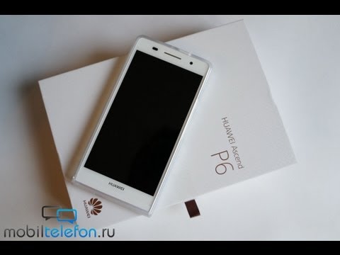 Обзор Huawei Ascend P6 (white) / 