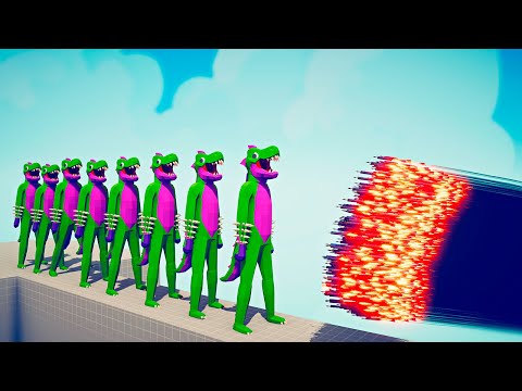 T-REX ARMY vs EVERY GOD - Totally Accurate Battle Simulator | TABS