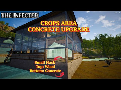 Epic Build Hack & Crops Area Concrete Upgrade | The Infected Gameplay Ep 66