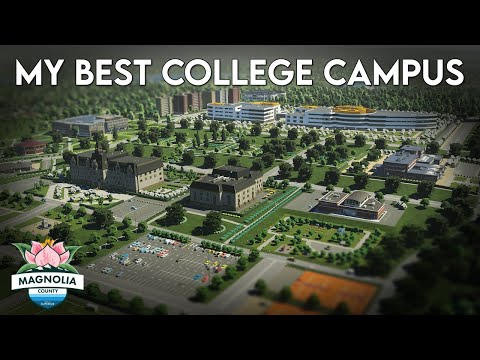 Building a MASSIVE Custom University Campus in Cities Skylines 2 |  MC #7