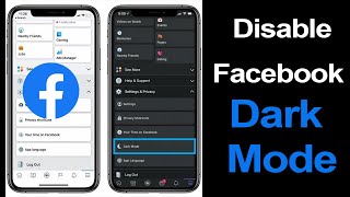 How to disable dark mode in Facebook App on Android, iOS, iPhone?