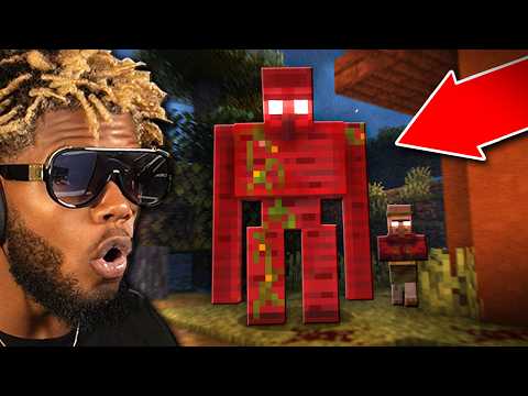 Discovering a Blood Golem in a Cursed Minecraft Village - Secret Agent