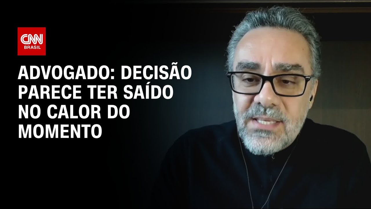 Advogado sobre decisão de Moraes: Decisão parede ter saído no calor do momento | AGORA CNN