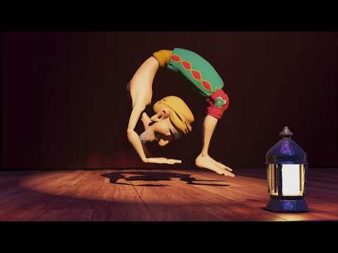 CGI 3D Animation: "Samaan al-Bahlawani" /Samaan the contortionist