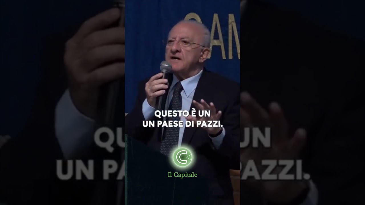 De Luca sul PNRR  #ilcapitale #pnrr #governo #deluca #vincenzodeluca