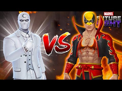 MOON KNIGHT vs IRON FIST!! BEST COMBAT HERO GOES TO??? - Marvel Future Fight