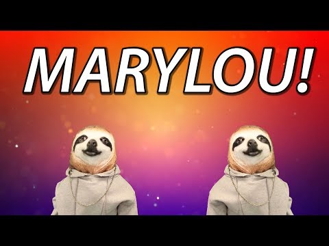 HAPPY BIRTHDAY MARYLOU! - SLOTH HAPPY BIRTHDAY RAP