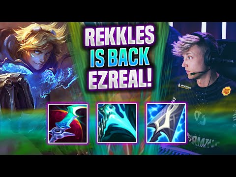 REKKLES BRINGS BACK WITH EZREAL! - KC Rekkles Plays Ezreal ADC vs Vayne! | Season 2022