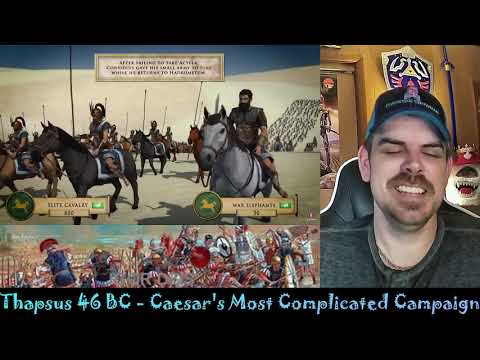Thapsus 46 BC - Caesar's Most Complicated Campaign REACTION