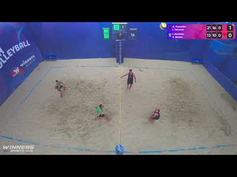 12:15 A. Pasazhin / I. Yehorov - I. Horiaiev / S. Borets 02.11.2022 | Winners Beach Volleyball