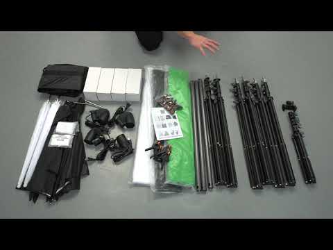 Linco Studio Light Kit - AM169 Unboxing and Setup