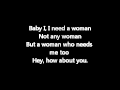 Mcfly - I need a women - Lyrics
