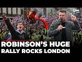 Unite The Kingdom Tommy Robinson S Massive Anti Immigration Protest Sweeps London UK News
