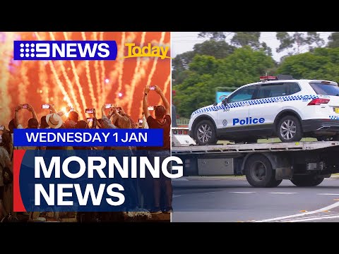 How Aussies celebrated the New Year; Manhunt underway in Sydney | 9 News Australia