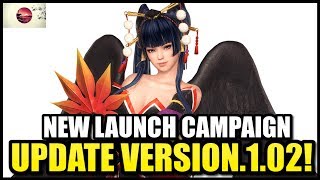 "Unlocking Costumes Update" - Dead or Alive 6: Launch Campaign & DOA6 Update Ver.1.02!