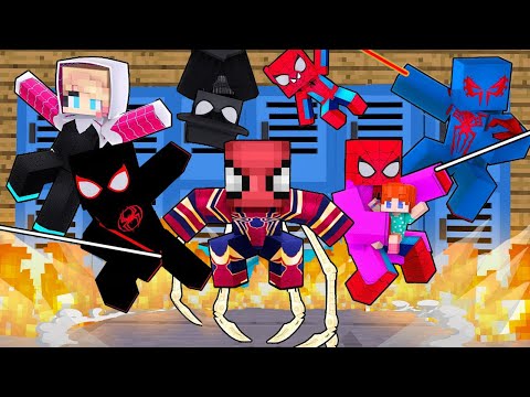 ÖRÜMCEK ADAM 1 SAATLİK ÖZEL BÖLÜM😱 - Minecraft