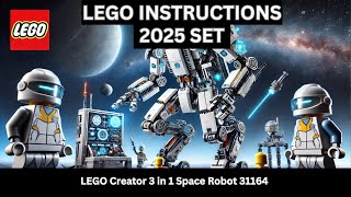 LEGO INSTRUCTIONS: Build the THRILLING LEGO Creator 3in1 Space Robot 31164 Endless Space Adventures!