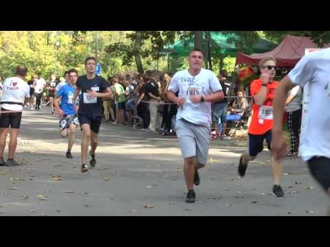 Kielce Biegają 2016 - chłopcy roczniki 2000 -1998 - park miejski 01.10.2016