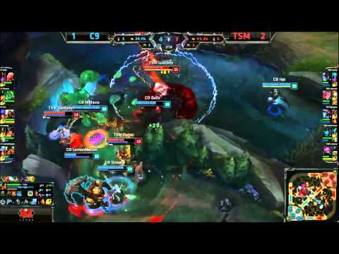 C9 Balls Vladimir VS TSM Dyrus Maokai Game 4 Highlights Spring Final