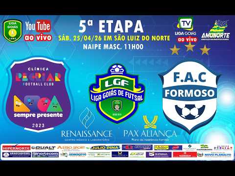 LIGA GOIÁS 2026 - RECRIAR FC X FORMOSO AC - MASC
