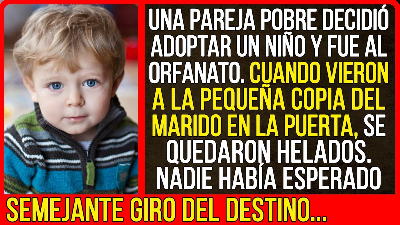 Cuando vieron a la pequeña copia del marido en la puerta, se quedaron helados. Nadie había esperado