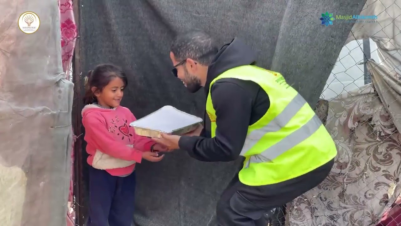 Street Kitchen (232) for the Displaced Families in Gaza, Thanks to Masjid Alhikmah