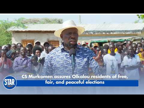 CS Murkomen assures Olkalou residents of free, fair, and peaceful elections