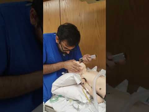 Pediatric Intubation with Mac as taught by This Airway Teacher.