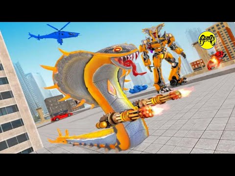 Snake Robot Car Transforming: Robot Transform Game - Android Gameplay FHD