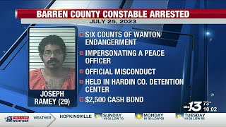Barren County constable arrested