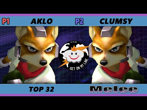 GOML Online 2021 - Aklo (Fox) Vs. Clumsy (Fox) SSBM Melee Tournament