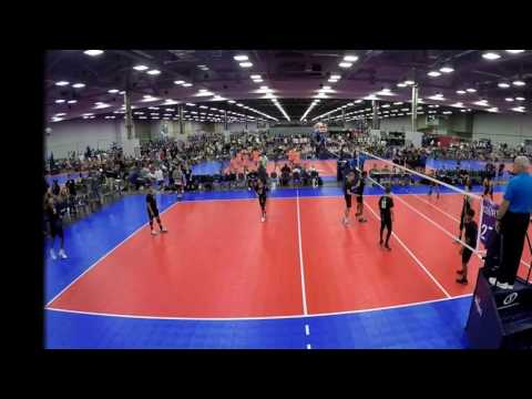 USAV 2017 - 14U - 352 Elite vs Rise - 1st Set Highlights