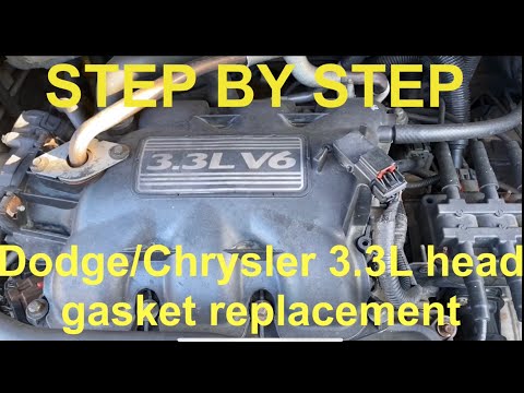2008 GRAND CARAVAN 3.3L HEAD GASKET REPLACEMENT