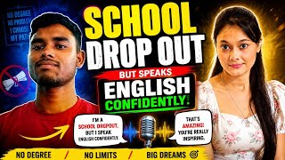 School Dropout But Speaks English Confidently | English Conversation . @englishdose27 