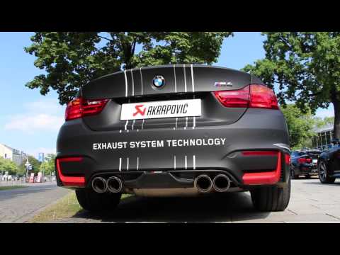 BMW M4 with an Akrapovič Exhaust System at BMW Power tour 2014