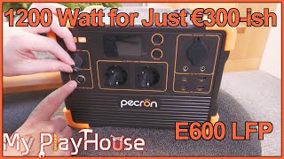PECRON E600LFP Portable Power Station 1200W 614Wh - 1550