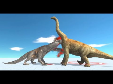 Dinosaur Escape Brachiosaurus vs Hydra Death Run ARBS 1000 Animal Revolt Battle Simulator