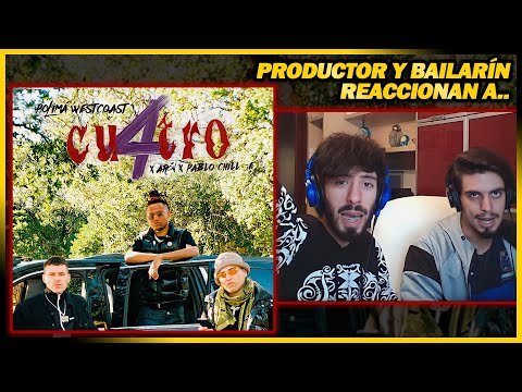 Polimá Westcoast, ARON, Pablo Chill-E - Cu4tro | 🌟 Reacción Productor y Bailarín 🌟 | #NeckeYBisweik