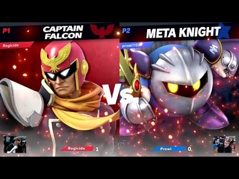 Regicide (Mario/Captain Falcon/Roy) v Prowl (Meta Knight) - Super Smash Bros Tournament - PCC #6