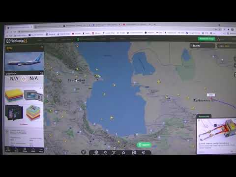MongoTV_6850 - FlightRadar 24 - Del 27 - Flytrafik Over Afghanistan - Kabul Indtages