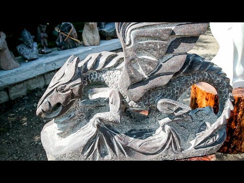 Amazing stone carving sculpture