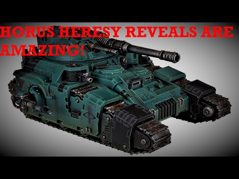 HORUS HERESY REVEALS IS A GREAT END TO WARHAMMER FEST! PLASTIC TANKS! 20 MAN BOXSETS! UPGRADE KITS!