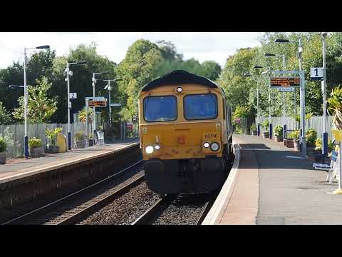 66740 (Sarah) passes through Summerston with a train movement from Glen Douglas M. o. D.
