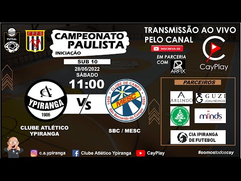 YPIRANGA X SBC/MESC - FUTSAL SUB 10