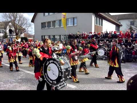 Ermatingen, Fasnacht, Groppenumzug, Gropp,  10. März 2013