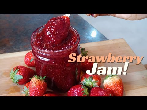 Strawberry Jam | Fresh strawberry jam | #strawberryjam #strawberryrecipe