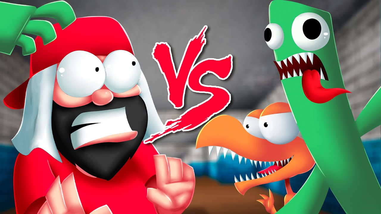 Watch Now Verde e Laranja (Rainbow Friends) Vs. Mussoumano - Batalha com Games (Desenho Animado) Verde e Laranja (Rainbow Friends) Vs. Mussoumano - Batalha com Games (Desenho Animado)