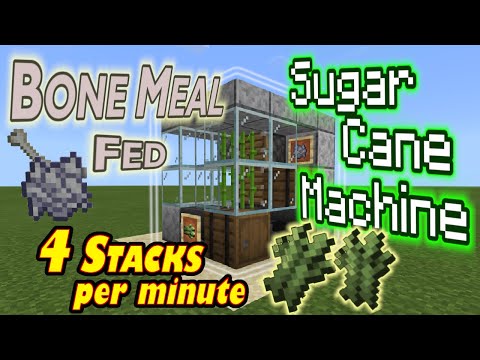 Insane 1.19 Bedrock Sugarcane Farm - Fast & Easy Redstone