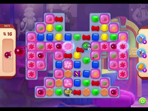 HomeScapes Level 4673 no boosters (17 moves)